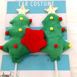 💲SALE💲 NIP Christmas Tree with Red Star Nose Car Costume